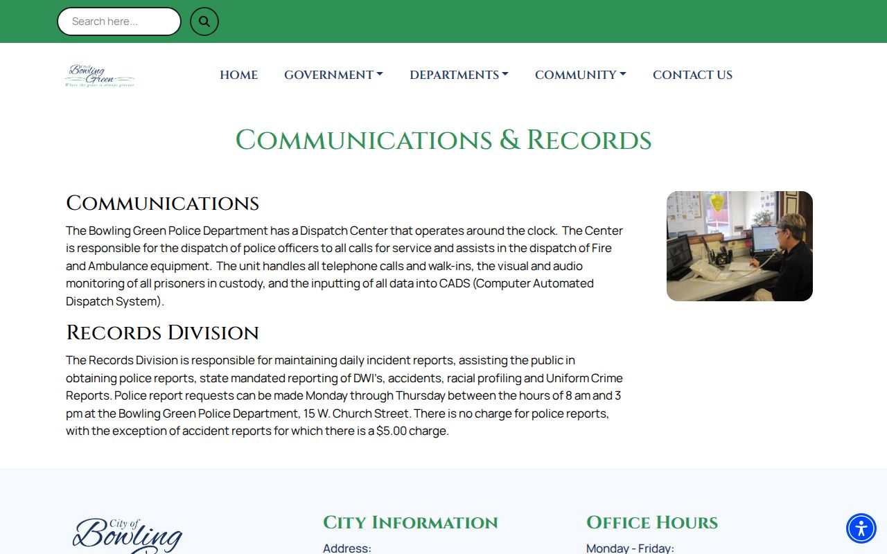 Bowling Green recent arrest police records office information