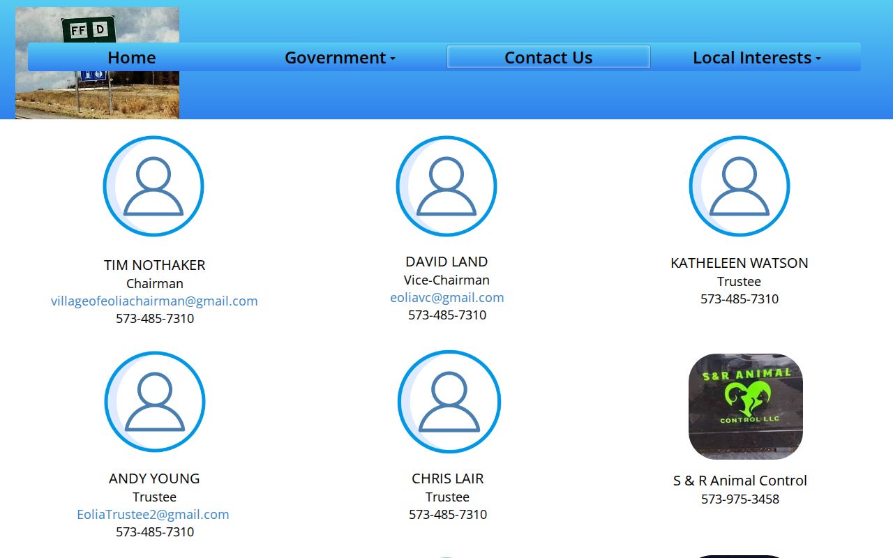 Eolia recent arrests village City Hall contact page